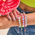 Spectre | Arc-en-ciel blanc | Argent | Bracelet Charmballa Verre Sirène